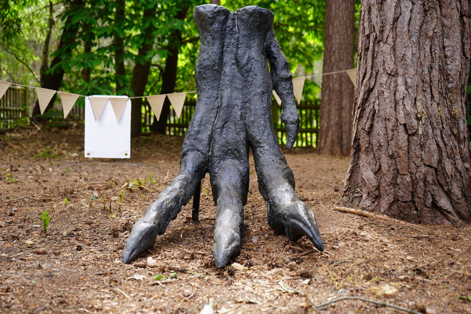 Life-size T-Rex Foot